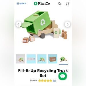 Fill-It-Up Recycling Truck Set